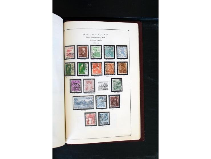 1872/1958, gestempelte Sammlung mit u.a. Mi.-Nr. 129, 144-47, 217 KLB, 428A KLB, Bl.1, 5, 6, 9, 17, 28, 32, 38 etc., dazu Pos