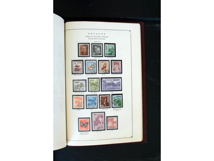 1872/1958, gestempelte Sammlung mit u.a. Mi.-Nr. 129, 144-47, 217 KLB, 428A KLB, Bl.1, 5, 6, 9, 17, 28, 32, 38 etc., dazu Pos