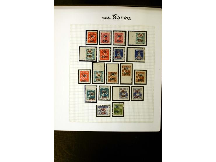 1946/55, postfrische und etwas ungebrauchte Sammlung mit u.a. Mi.-Nr. 27-28, 29-33, 34-35, 37-38, 39, 56, 95-138, Bl.27-48, 1