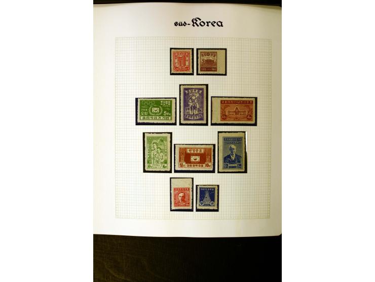 1946/55, postfrische und etwas ungebrauchte Sammlung mit u.a. Mi.-Nr. 27-28, 29-33, 34-35, 37-38, 39, 56, 95-138, Bl.27-48, 1