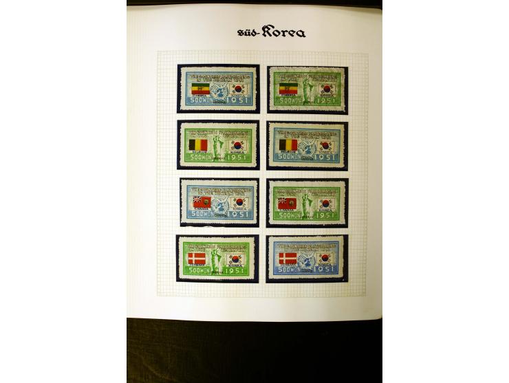 1946/55, postfrische und etwas ungebrauchte Sammlung mit u.a. Mi.-Nr. 27-28, 29-33, 34-35, 37-38, 39, 56, 95-138, Bl.27-48, 1