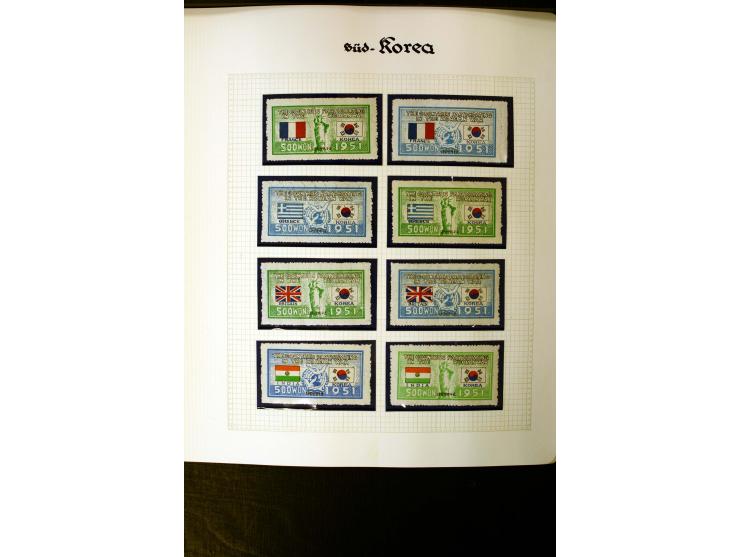 1946/55, postfrische und etwas ungebrauchte Sammlung mit u.a. Mi.-Nr. 27-28, 29-33, 34-35, 37-38, 39, 56, 95-138, Bl.27-48, 1