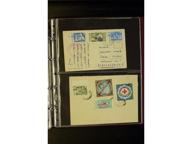 1959/75, 58 Briefe und Karten, meist in die CSSR gelaufen