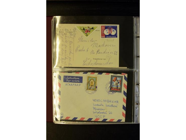 1959/75, 58 Briefe und Karten, meist in die CSSR gelaufen