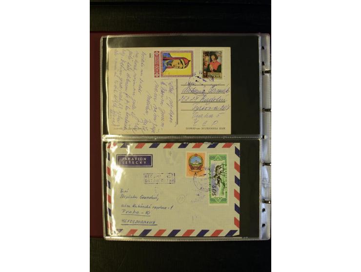 1959/75, 58 Briefe und Karten, meist in die CSSR gelaufen