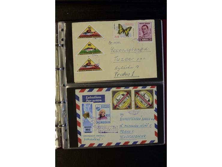 1959/75, 58 Briefe und Karten, meist in die CSSR gelaufen