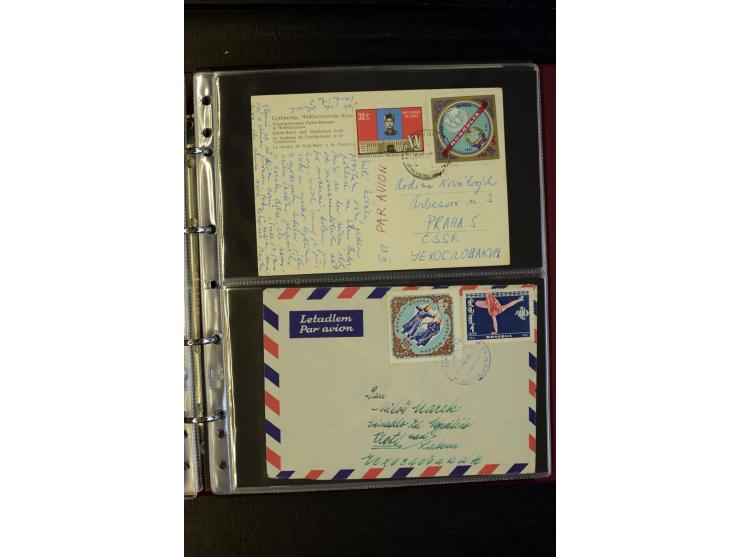 1959/75, 58 Briefe und Karten, meist in die CSSR gelaufen