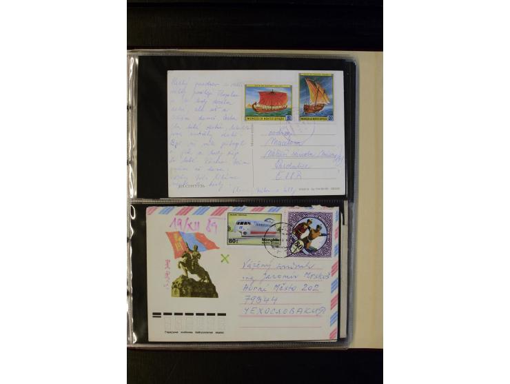 1959/89 (ca.), 58 Briefe und Karten in die CSSR gelaufen