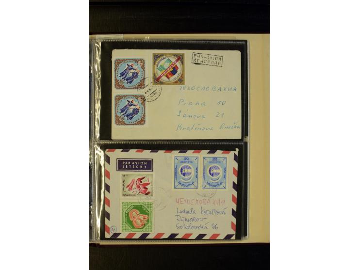 1959/89 (ca.), 58 Briefe und Karten in die CSSR gelaufen