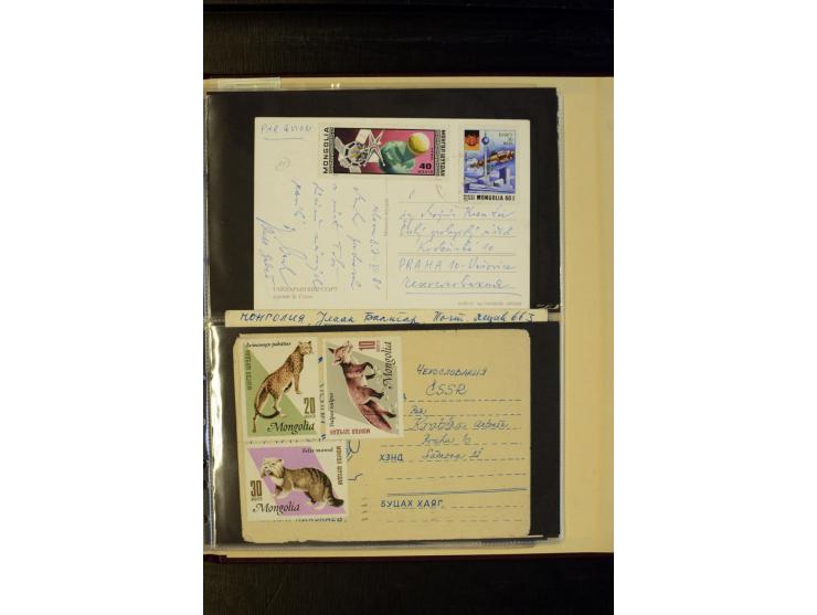 1959/89 (ca.), 58 Briefe und Karten in die CSSR gelaufen