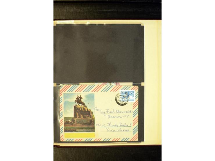 1959/89 (ca.), 58 Briefe und Karten in die CSSR gelaufen
