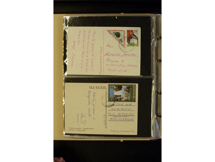 1959/89 (ca.), 58 Briefe und Karten in die CSSR gelaufen