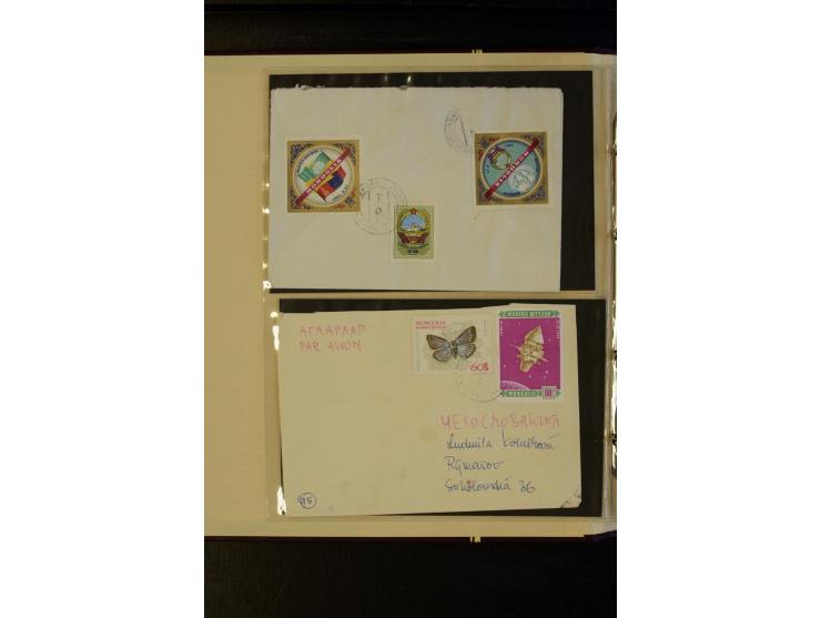 1959/89 (ca.), 58 Briefe und Karten in die CSSR gelaufen