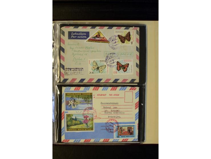 1959/89 (ca.), 58 Briefe und Karten in die CSSR gelaufen