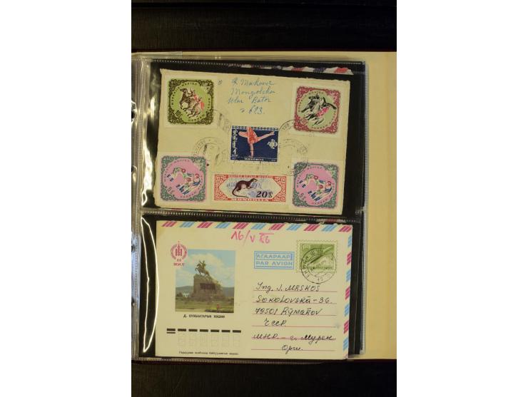 1959/89 (ca.), 58 Briefe und Karten in die CSSR gelaufen