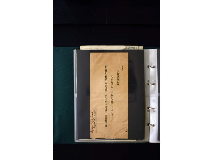 OVERLAND MAIL: 1902/33 (ca.), Sammlungsbestand von etwa 140 Briefen, meist aus dem irak und Persien, aber auch aus Bahrein, S