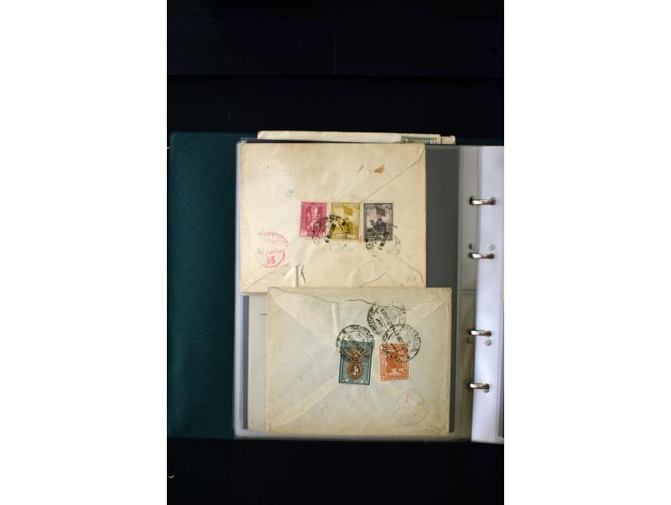 OVERLAND MAIL: 1902/33 (ca.), Sammlungsbestand von etwa 140 Briefen, meist aus dem irak und Persien, aber auch aus Bahrein, S