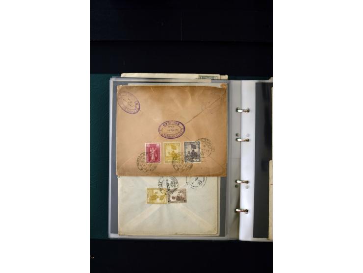 OVERLAND MAIL: 1902/33 (ca.), Sammlungsbestand von etwa 140 Briefen, meist aus dem irak und Persien, aber auch aus Bahrein, S