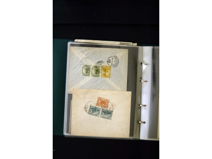 OVERLAND MAIL: 1902/33 (ca.), Sammlungsbestand von etwa 140 Briefen, meist aus dem irak und Persien, aber auch aus Bahrein, S