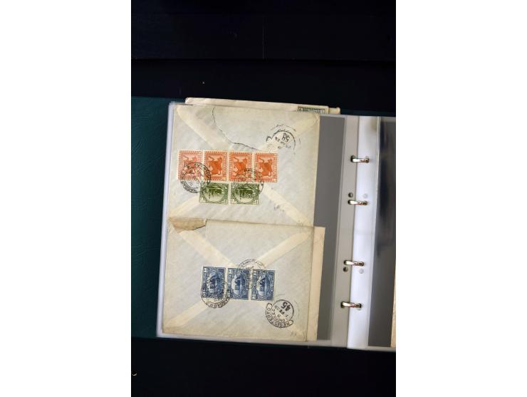 OVERLAND MAIL: 1902/33 (ca.), Sammlungsbestand von etwa 140 Briefen, meist aus dem irak und Persien, aber auch aus Bahrein, S
