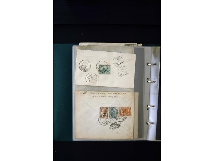 OVERLAND MAIL: 1902/33 (ca.), Sammlungsbestand von etwa 140 Briefen, meist aus dem irak und Persien, aber auch aus Bahrein, S