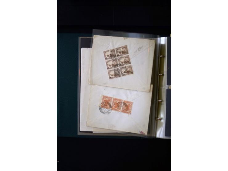 OVERLAND MAIL: 1902/33 (ca.), Sammlungsbestand von etwa 140 Briefen, meist aus dem irak und Persien, aber auch aus Bahrein, S