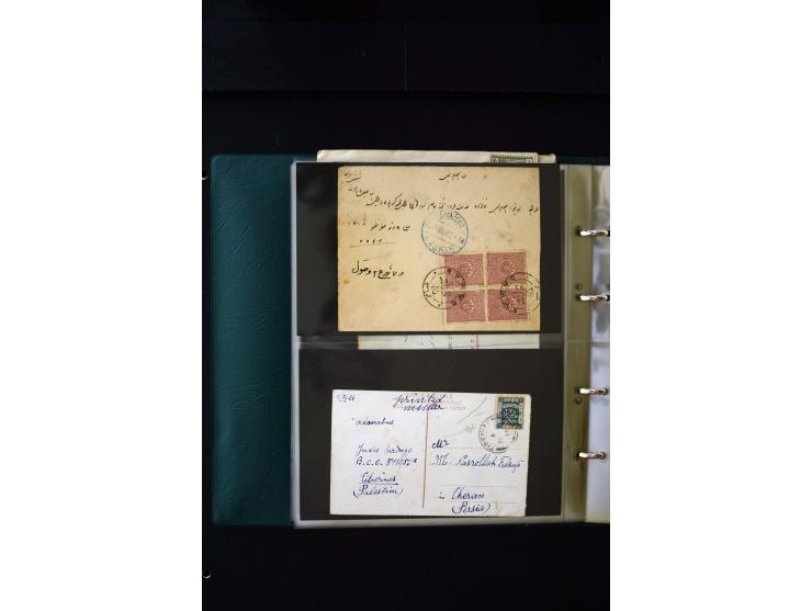 OVERLAND MAIL: 1902/33 (ca.), Sammlungsbestand von etwa 140 Briefen, meist aus dem irak und Persien, aber auch aus Bahrein, S