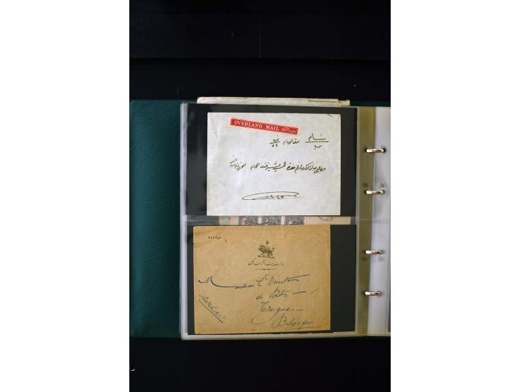 OVERLAND MAIL: 1902/33 (ca.), Sammlungsbestand von etwa 140 Briefen, meist aus dem irak und Persien, aber auch aus Bahrein, S