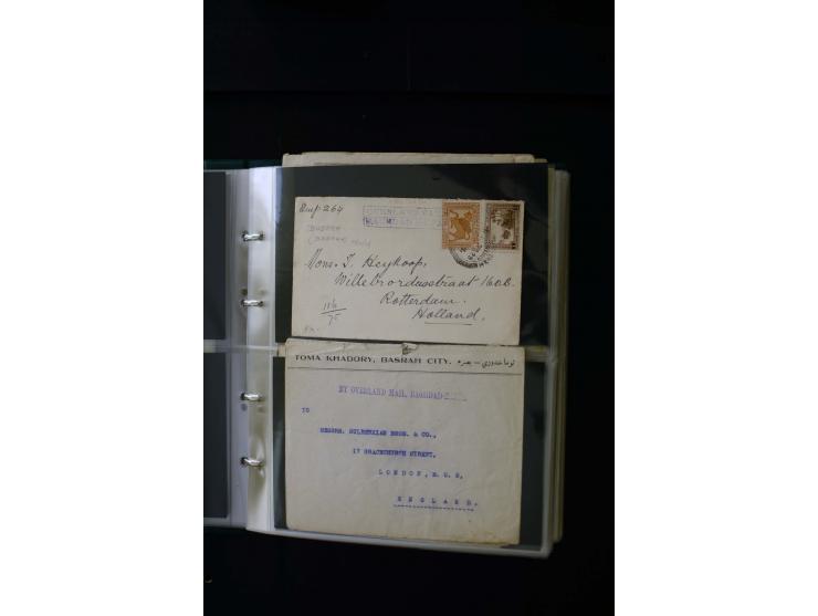 OVERLAND MAIL: 1902/33 (ca.), Sammlungsbestand von etwa 140 Briefen, meist aus dem irak und Persien, aber auch aus Bahrein, S