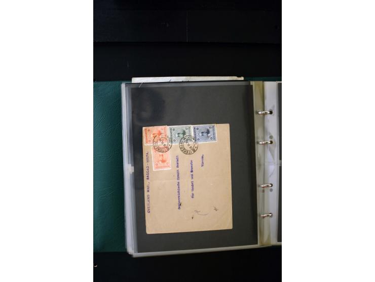 OVERLAND MAIL: 1902/33 (ca.), Sammlungsbestand von etwa 140 Briefen, meist aus dem irak und Persien, aber auch aus Bahrein, S