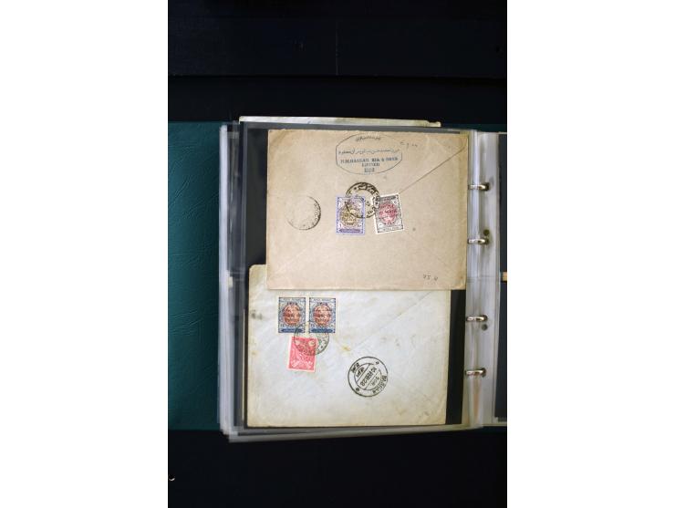 OVERLAND MAIL: 1902/33 (ca.), Sammlungsbestand von etwa 140 Briefen, meist aus dem irak und Persien, aber auch aus Bahrein, S