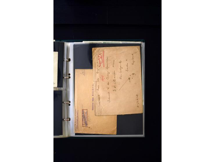 OVERLAND MAIL: 1902/33 (ca.), Sammlungsbestand von etwa 140 Briefen, meist aus dem irak und Persien, aber auch aus Bahrein, S