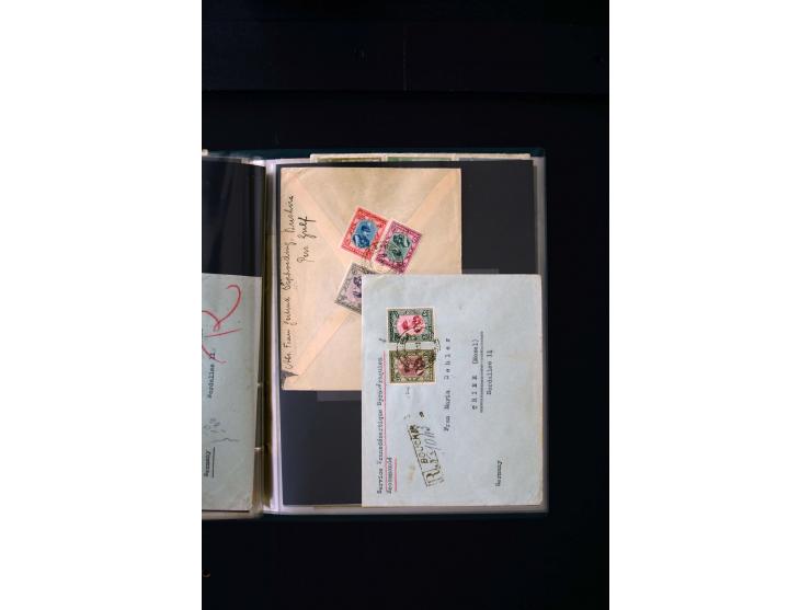 OVERLAND MAIL: 1902/33 (ca.), Sammlungsbestand von etwa 140 Briefen, meist aus dem irak und Persien, aber auch aus Bahrein, S
