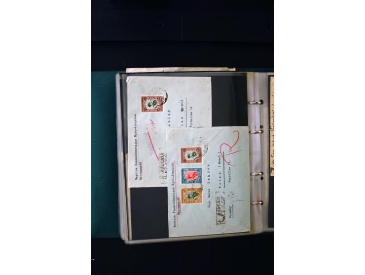 OVERLAND MAIL: 1902/33 (ca.), Sammlungsbestand von etwa 140 Briefen, meist aus dem irak und Persien, aber auch aus Bahrein, S