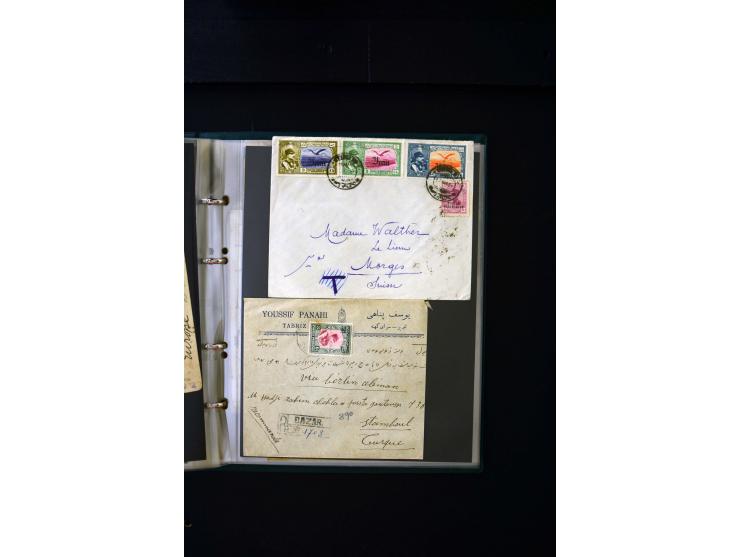 OVERLAND MAIL: 1902/33 (ca.), Sammlungsbestand von etwa 140 Briefen, meist aus dem irak und Persien, aber auch aus Bahrein, S