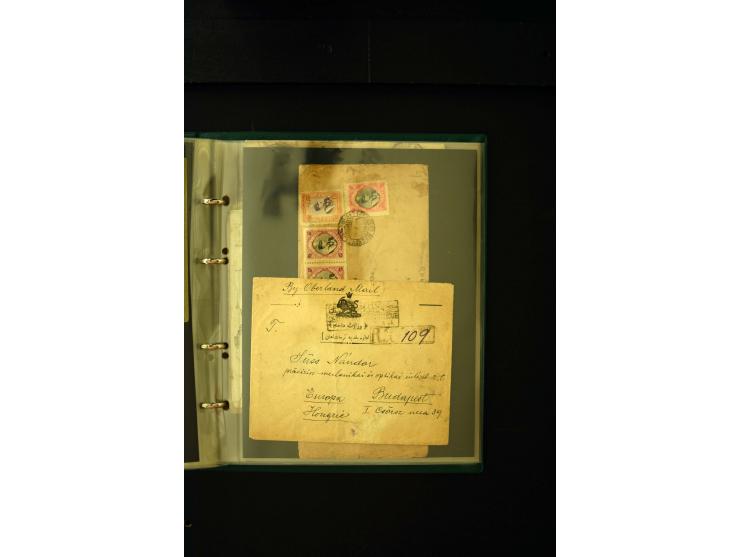 OVERLAND MAIL: 1902/33 (ca.), Sammlungsbestand von etwa 140 Briefen, meist aus dem irak und Persien, aber auch aus Bahrein, S