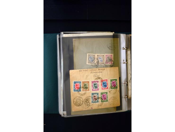 OVERLAND MAIL: 1902/33 (ca.), Sammlungsbestand von etwa 140 Briefen, meist aus dem irak und Persien, aber auch aus Bahrein, S