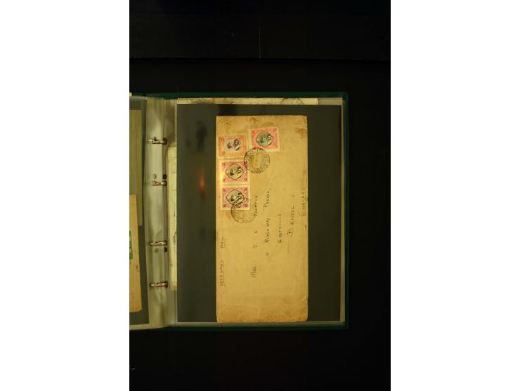 OVERLAND MAIL: 1902/33 (ca.), Sammlungsbestand von etwa 140 Briefen, meist aus dem irak und Persien, aber auch aus Bahrein, S
