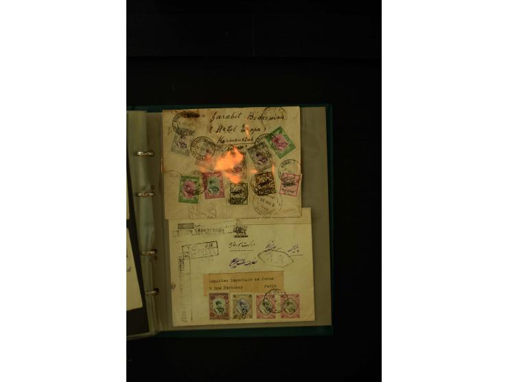OVERLAND MAIL: 1902/33 (ca.), Sammlungsbestand von etwa 140 Briefen, meist aus dem irak und Persien, aber auch aus Bahrein, S