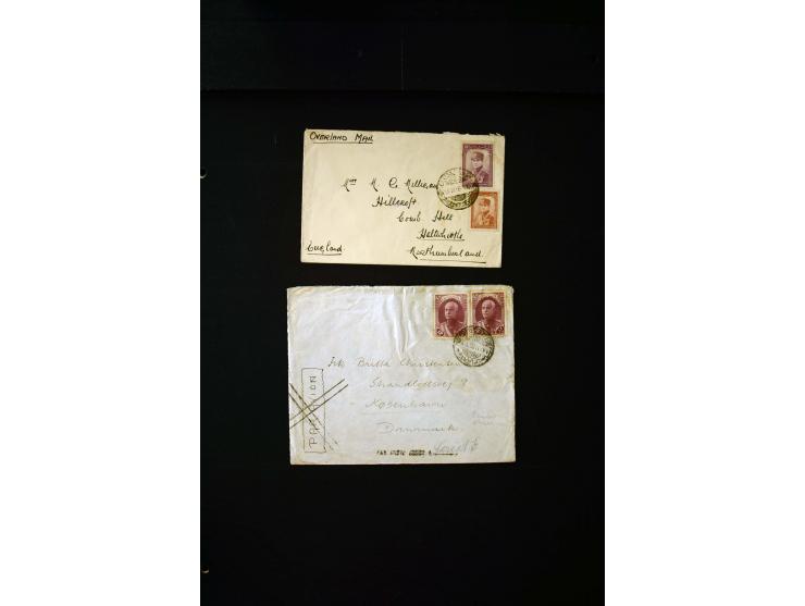 OVERLAND MAIL: 1902/33 (ca.), Sammlungsbestand von etwa 140 Briefen, meist aus dem irak und Persien, aber auch aus Bahrein, S