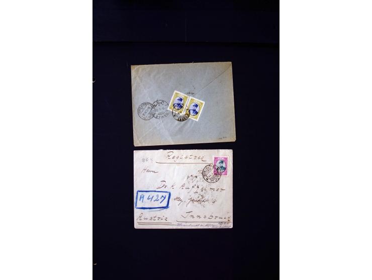 OVERLAND MAIL: 1902/33 (ca.), Sammlungsbestand von etwa 140 Briefen, meist aus dem irak und Persien, aber auch aus Bahrein, S