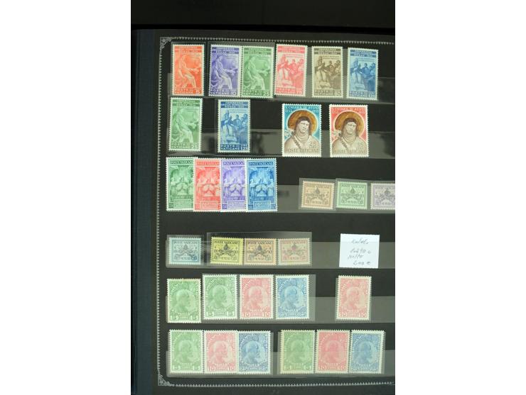 1850/1955, hochinteressanter ungebraucht/postfrischer und gestempelter Bestand nur besserer Ausgaben, dabei Belgien, Dänmark,