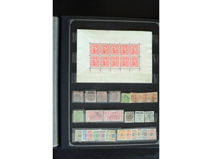 1850/1955, hochinteressanter ungebraucht/postfrischer und gestempelter Bestand nur besserer Ausgaben, dabei Belgien, Dänmark,