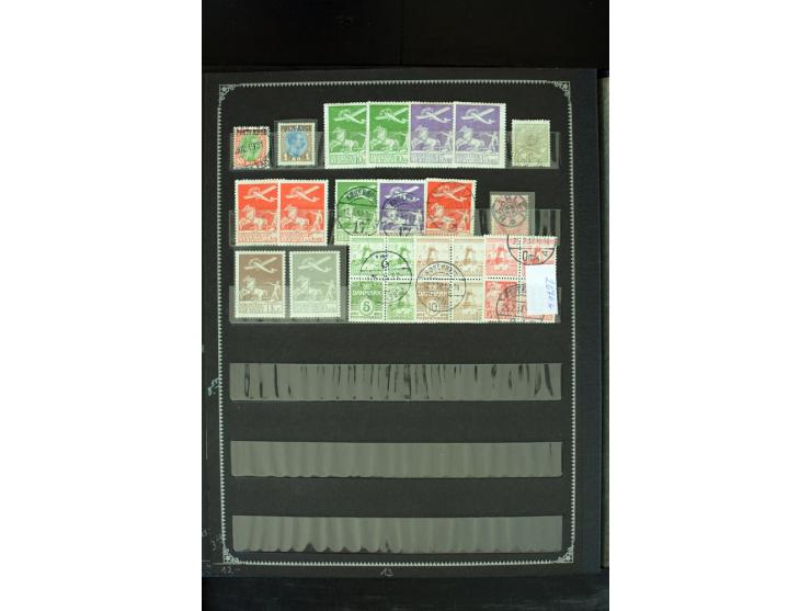 1850/1955, hochinteressanter ungebraucht/postfrischer und gestempelter Bestand nur besserer Ausgaben, dabei Belgien, Dänmark,