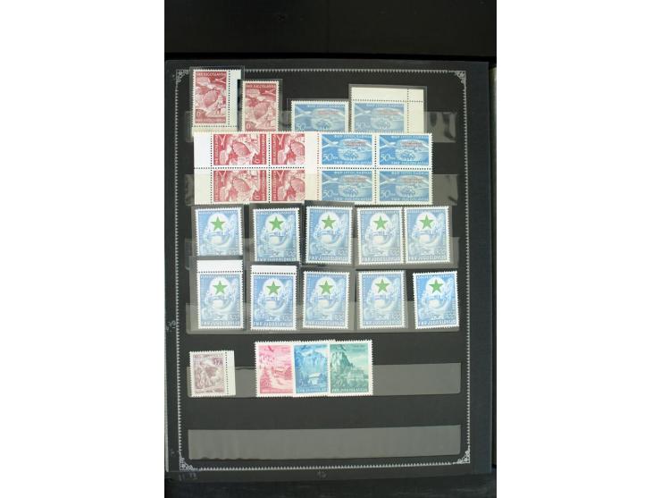 1850/1955, hochinteressanter ungebraucht/postfrischer und gestempelter Bestand nur besserer Ausgaben, dabei Belgien, Dänmark,