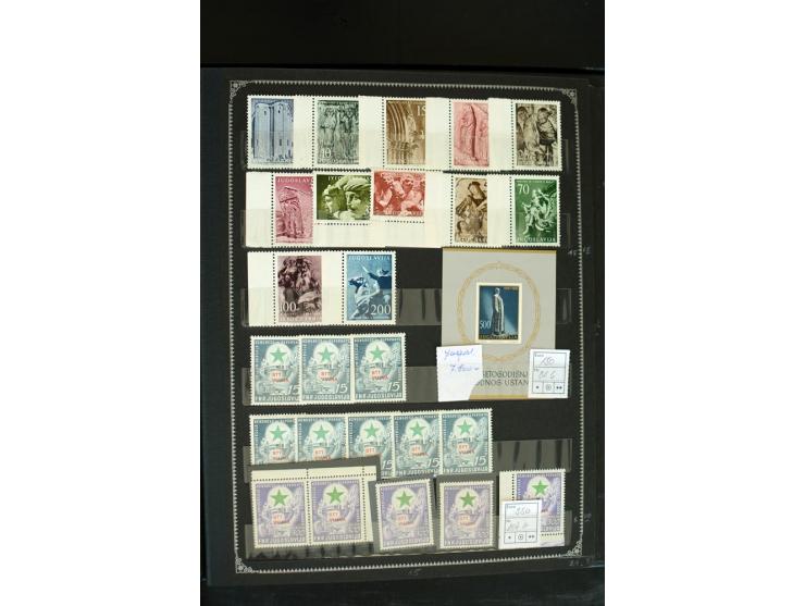 1850/1955, hochinteressanter ungebraucht/postfrischer und gestempelter Bestand nur besserer Ausgaben, dabei Belgien, Dänmark,
