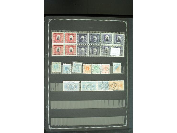 1850/1955, hochinteressanter ungebraucht/postfrischer und gestempelter Bestand nur besserer Ausgaben, dabei Belgien, Dänmark,