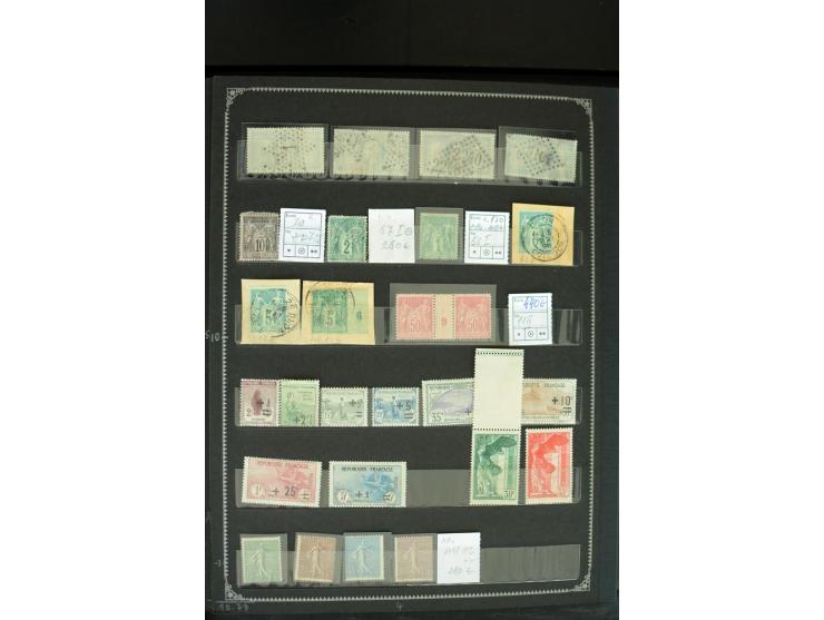 1850/1955, hochinteressanter ungebraucht/postfrischer und gestempelter Bestand nur besserer Ausgaben, dabei Belgien, Dänmark,