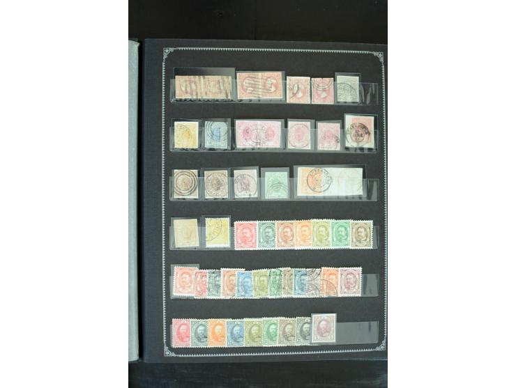 1850/1955, hochinteressanter ungebraucht/postfrischer und gestempelter Bestand nur besserer Ausgaben, dabei Belgien, Dänmark,