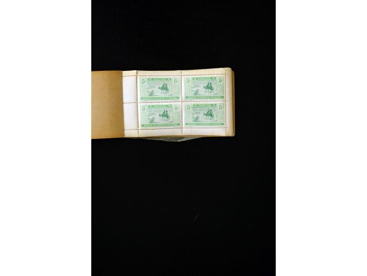 1859/1945 (ca.), kleine Partie im Ministeckbuch, dabei diverse Blockstücke Allgemeine Ausgaben Franz. Kolonien, u.a. Mi. 3K i